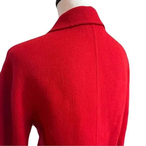Carlisle Wool Blend Cardigan, Bright Red | sz. 8 | Vintage | EUC - Picture 12 of 13